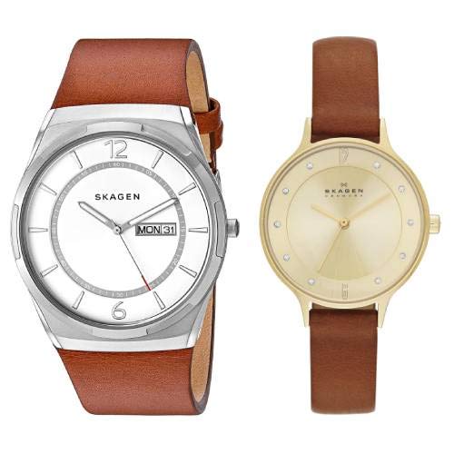 �X�J�[�Q�� SKAGEN �y�A�E�H�b�` MELBYE ANITA �����Y ���f�B�[�X ���j�Z�b�N�X SKW6304 SKW2147 �r���v SKAGEN 2�{�Z�b�g �N�I�[�c [�N���[�j���O�N���X �}�C�N���t�@�C�o�[�t] [���s�A���i]