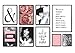Produktbild Rosé & Black 9er Poster Set versch.Größen: 13x18, A4, A3. MARELLE Bild Spruch Geschenk Gallery Wall Set9500