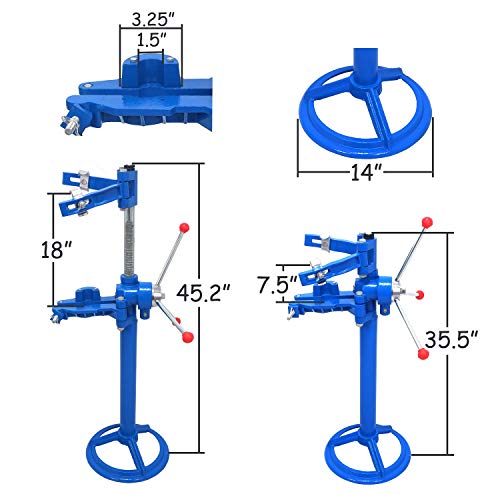 Xkh- Vehicle 20" Maximum Height Hand Operate Strut Coil Spring Press Compressors Auto Tools Equipment Compress [P/N: Et-Car-Fix003-Blue] #TOP2