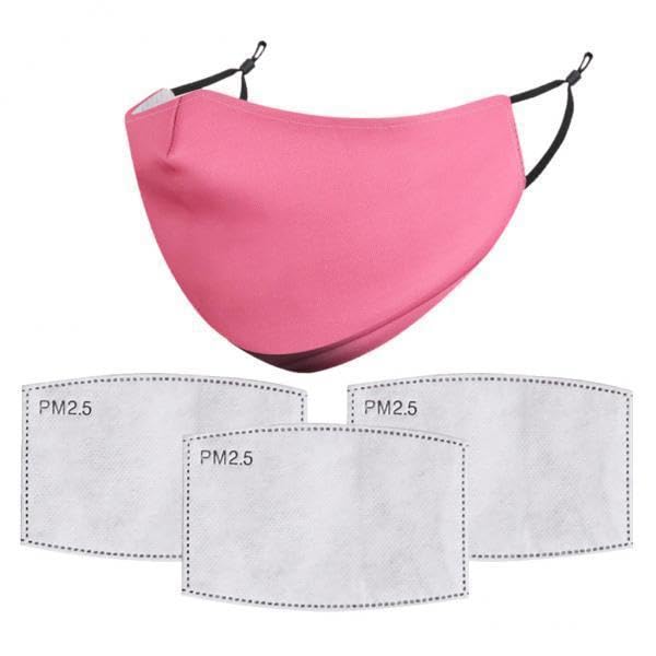 2xUnisex Adults Reusable Mask Anti-dust PM 2.5 Haze Filter Cover Pink | Clothing, Shoes & Accessories | Costumes, Reenactment, Theater | Accessories | Masks & Eye Masks-image-39