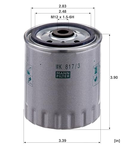 Image of MANN-FILTER WK 817 /3 X Fuel Filter