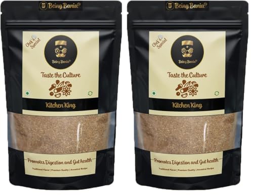Image of Being Bania Kitchen King Chef Special, 500 Gms | Kitchen Masala Powder |100% Natural Ingredients | No Added Preservatives | All in 1 Vegetable Masala | Exotic Indian Spices | No onion, no garlic |