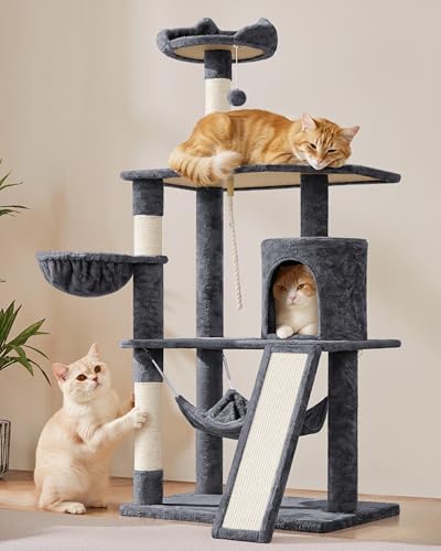 Yaheetech 62in Multi-Level Cat Tree Tower Condo with Scratching Posts