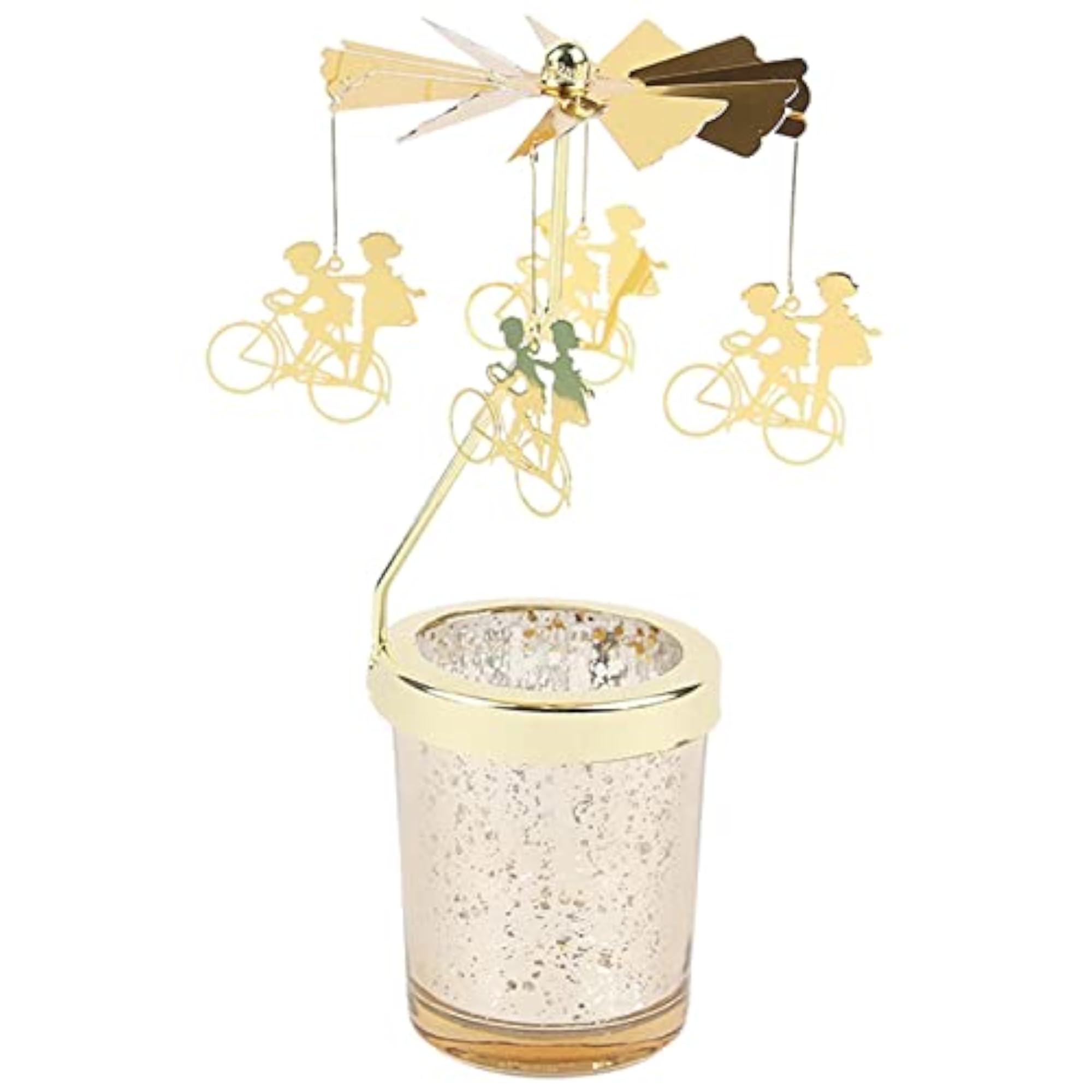 Rotating Candlestick Tea Light Holder