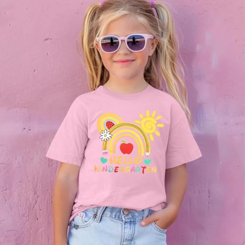 Image of Rollin Into Kindergarten Shirt Boys Girls First Day of Kindergarten T Shirts Little Kids Tee Top