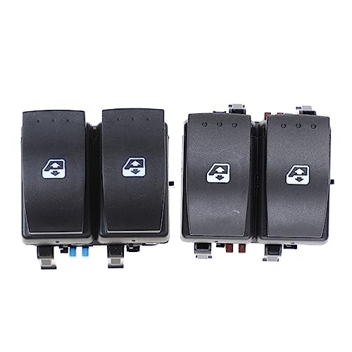 Interruptores elevadores de control para ventana eléctrica de Renault Laguna MK2, pack de 2