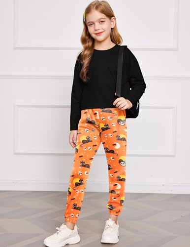 Image of Arshiner Girls 2 Piece Outfits Kids Tie Dye Sweatsuits Set Long Sleeve Shirt and Pants Set Size 5-14 Y