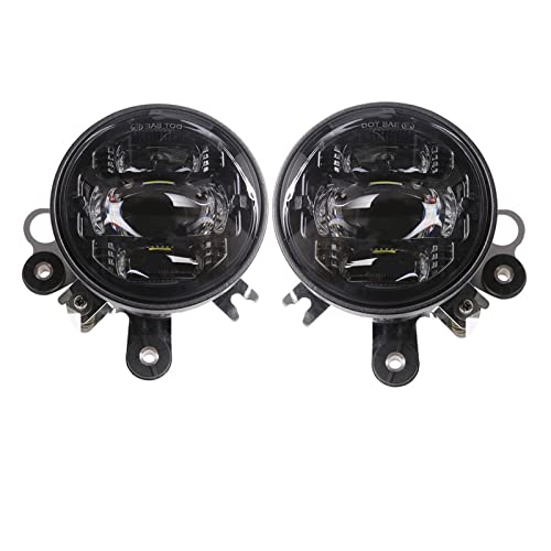 Moto antibrouillard lumière couverture noire et feux de croisement auxiliaires GL1800