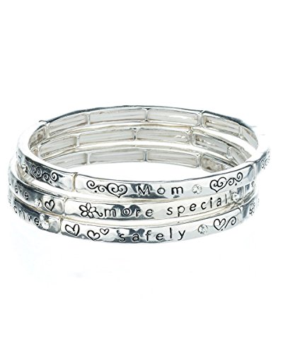 Mothers Prayer Inspirational Multi Layer Silver-Tone Bracelet You Are More Special ....By Jewelry Nexus #TOP2