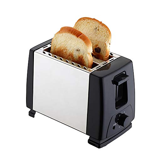 lonelymen Toaster 2 Scheiben breite Schlitze Edelstahl Multifunktionaler Nachheiz-Toaster, herausnehmbare Chipschale…