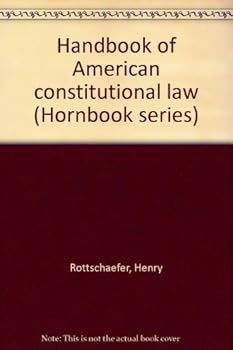 Hardcover Handbook of American Constitutional Law Book