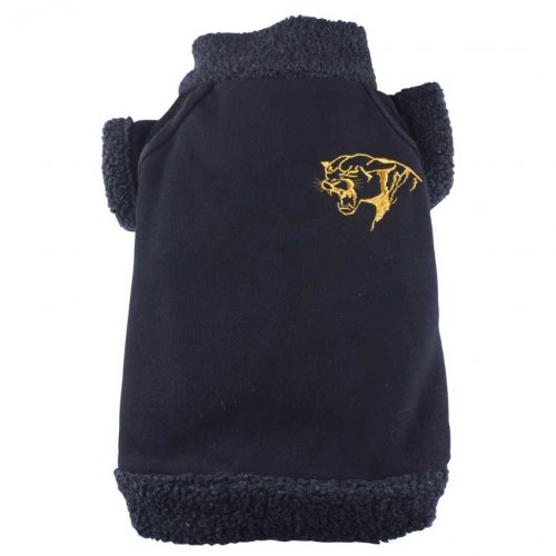 Chaqueta polar para perro tigre negro de doggydolly