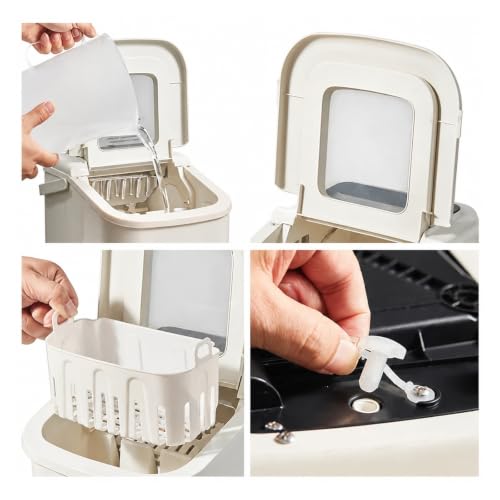 Fabricadora de hielo mini eficiencia energética 15kg miniatura 5