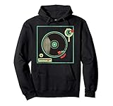Old Record Player Vintage Vinyl Music Lover Hoodie