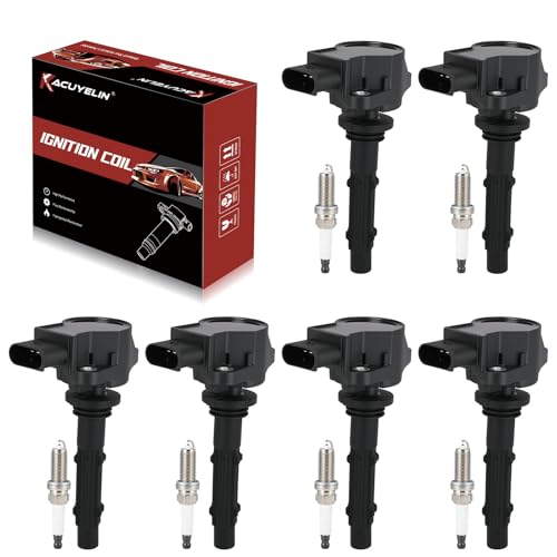 Spark Plug Replacement - 2020 Mercedes-Benz CLA-Class 9 UF535 Ignition Coil Pack and Iridium Spark Plugs Set of 6 Compatible with Mercedes-Benz C230 C300 CL550 E300 E350 CLK350 R350 SL550 ML350 2005-2015 Replaces#5C1713, 95983