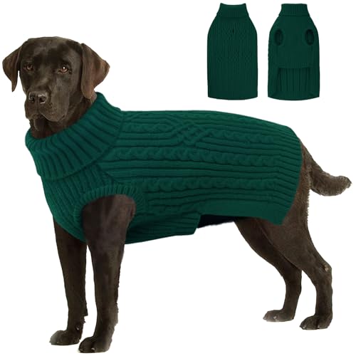 Image of AOFITEE XL Dog Sweater, Extra Large Dog Sweater Girl Boy