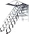 Attic Stairs Electric Loft Ladder Wall Mounted Telescopic Stairs Foldable Attic Stairs Pull Down Attic Ladder Hidden Ladder Control Alloy Loft Ladder