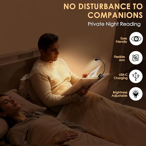 Gesto Store Gesto Rechargeable Book Reading Light with Clip - Image 3