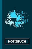  Notizbuch: Lastenfahrrad Transportrad Lastenrad I Tourenplaner I 120 Seiten I Soft Cover I [Kariert]