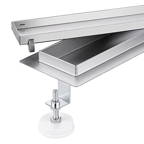 Canalina per doccia, 30 cm, piastrellabile, in