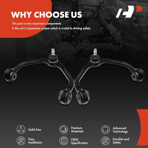 A-Premium [For 1-Piece Design Coil Spring] 2 x Front Upper Control Arm with Ball Joint Kit, Compatible with Ford Ranger 1998-2011 Mazda B2300 B2500 B3000 B4000, RWD Only by A-Premium - Used condition - Image 6