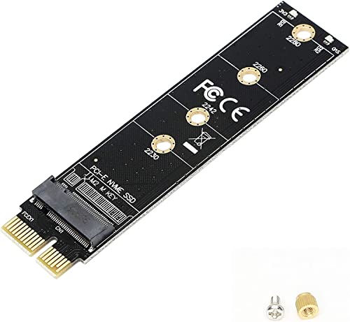 Image of Sairetail Pci E X1 M.2 (Ngff) M Key Ssd Adapter - M.2 Nvme To Pci Express - Black