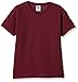 Fruit of the Loom SS132B - T-Shirt - Fille - Rouge (Bordeaux) - 140 Cm, 9-11 Ans