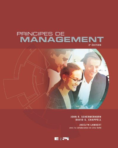 PRINCIPES DE MANAGEMENT - 2EME ED [French] 2761323548 Book Cover