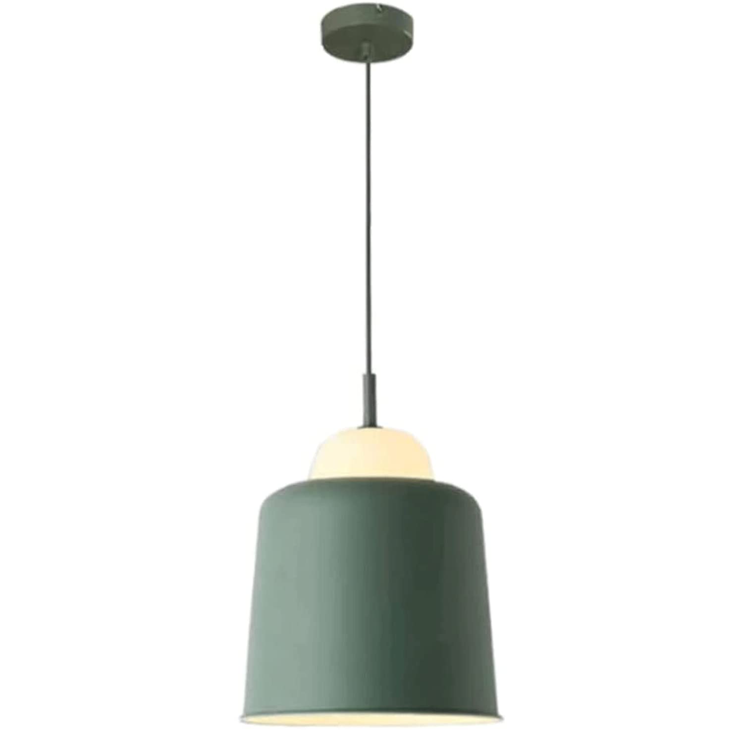 Nowoczesna minimalistyczna żelazna lampa wisząca, 9,4-calowa oprawa wisząca z osłoną garnka, kolorowy abażur Lampa wisząca do oświetlenia wewnętrznego, żyrandol sufitowy do restauracji, salon