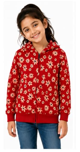 Image of T2F Girls Cotton Hooded Neck Sweatshirt