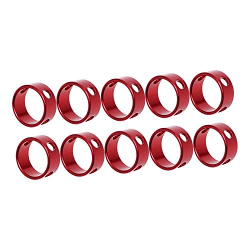 Yardwe 10pcs Shaped Tent Rope Buckles Camping Accessory Wind Tensioners for Tents and Tarps Lightweight Easy to Use for Outdoor Activities