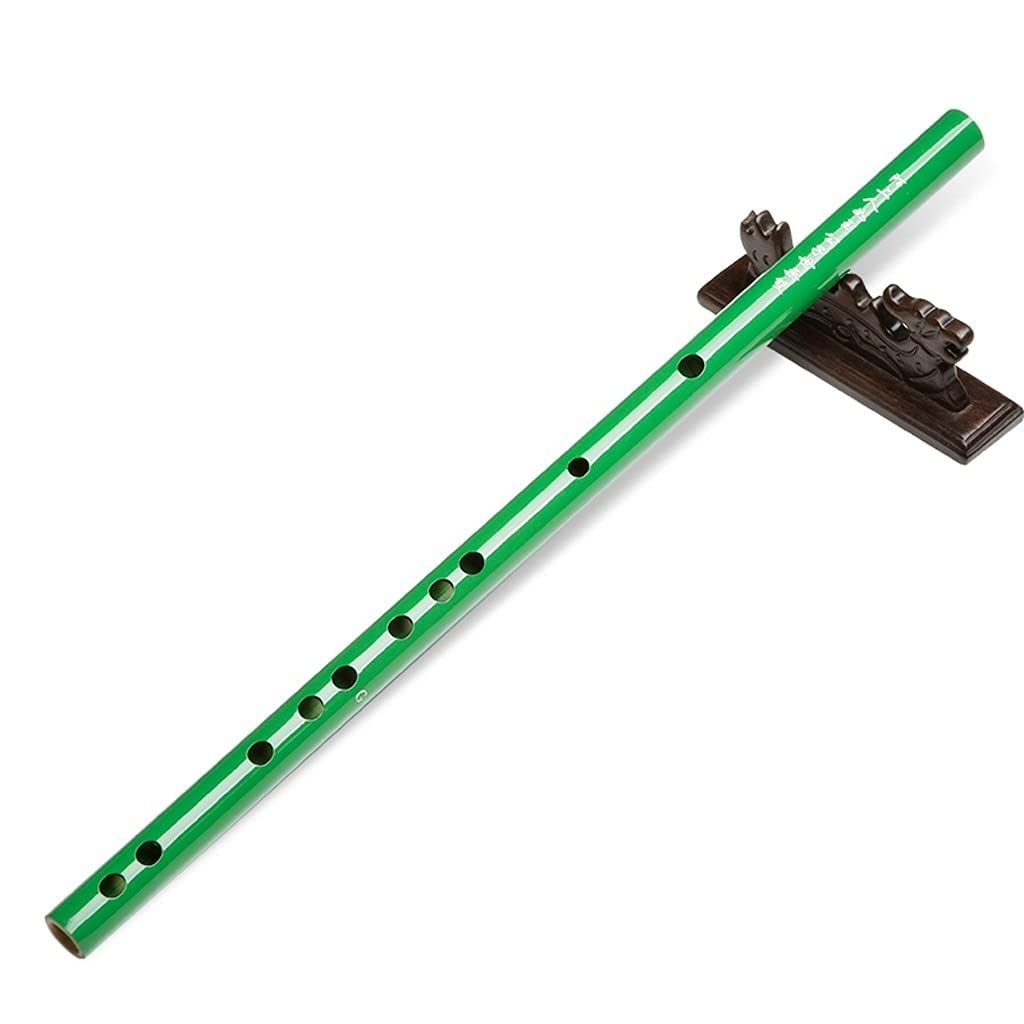 Flauta Principiante Amargo Flauta de bambú Hombres y Mujeres Verde Jade Flauta F t Estudiante Adulto Ajustable Flauta refinada (Color : Green, tamaño : 48.2cm)