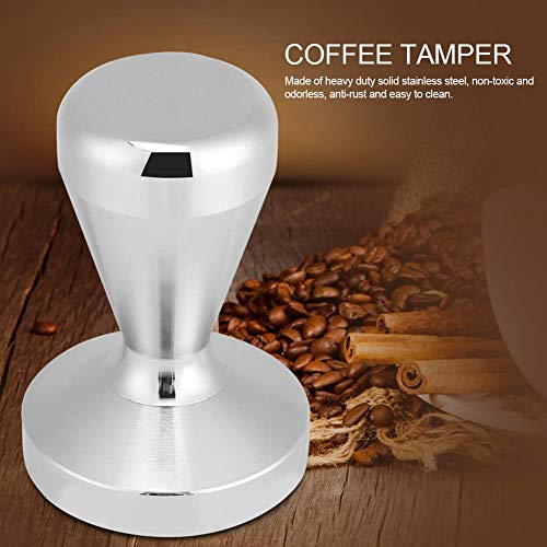 Tamper de café expreso, tamper de café de acero inoxidable de 57,5 mm / 49 mm, herramienta de presión para café en… - Imagen 3