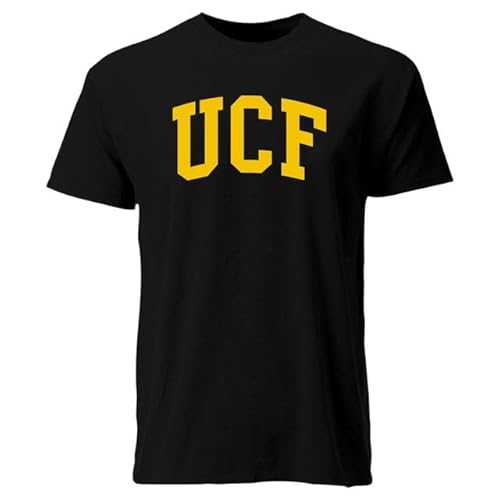 Barnesmith University of Central Florida UCF Knights Short Sleeve Adult Unisex T-Shirt, Classic, Black, Large