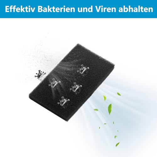 2 Stück Luftfilterpassend für LÖWENSTEIN Prisma Beatmungsgerät Kompatibles Ersatzzubehör