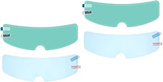 Wakauto 2 Conjuntos De Filme Capacete Equitação Capacete Equitação Filme Película Protetora Capacete Película Protetora Equitação Película Protetora Lente Adesivo Motocicleta O