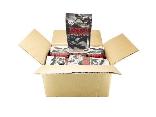 MetalTac® Airsoft BBS 0.20g 125,000 Round 6mm BBS Airsoft Pellets for Airsoft bb Guns