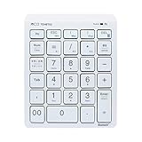 MCO テンキー ワイヤレス Bluetooth接続 5列 27キー ZTENBT02/WH