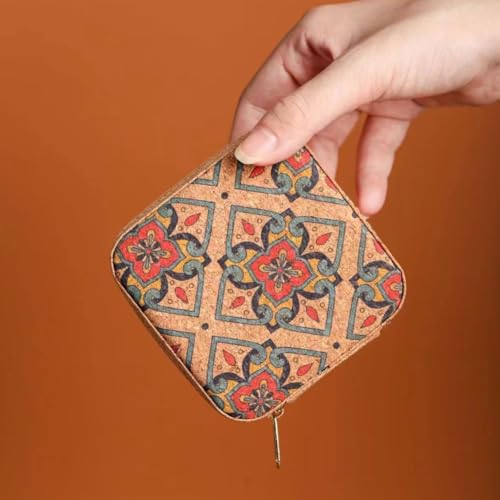 Image of Travel Friendly Jewelry Case Necklaces Storage Box Elegant Travel Jewelry Case Portable Necklace Holder For Jewelry Accessory Case Portable, Small, Jewelry Box (Antique)