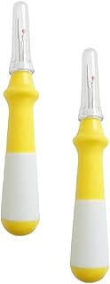 SENRISE 2 descosedores de costuras, removedor de hilo de coser con mango ergonómico, descosedor de hilo de coser para una costura rápida, color amarillo