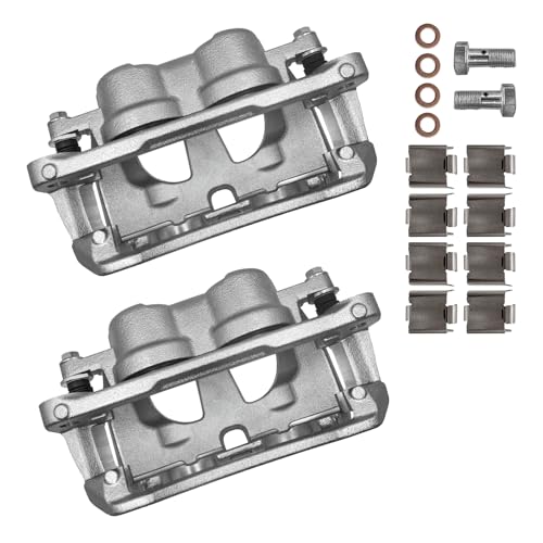 Image of KAX Disc Brake Caliper Assembly for 2011-2018 Ram 2500, 2011-2018 Ram 3500, 2009-2010 Dodge Ram 2500, 2009-2010 Dodge Ram 3500, Front Left and Right 2PC