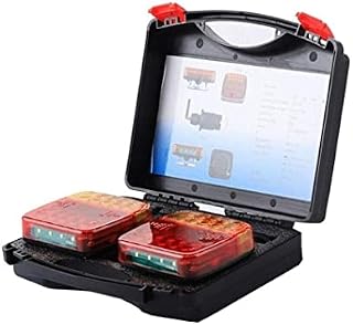 flexzon Led Rear Tail Lights Wireless & Magnet E11 12v Trailer Caravan 5 Functions