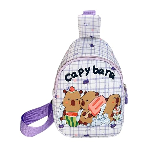 Lovely Cartoon Slings Bag For Kids Small Chest Bag Daypack With Zipper Kids Crossbody Backpack Fashion Fannys Pack Slings
