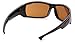 Pyramex Furix Safety Glasses Black Frame Coffee Anti-Fog Lens