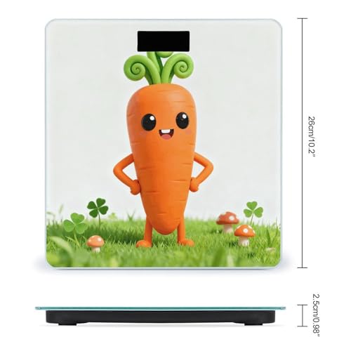 Báscula Digital de Baño para Cuerpo Vegetal Precisa y Estable miniatura 2