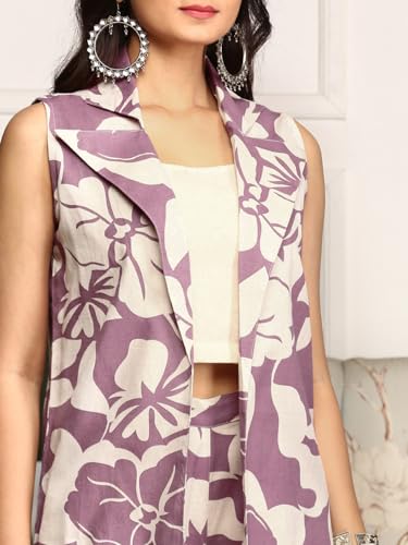 Image of ishin Floral Printed Co-ords Set