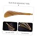 Beavorty 3pcs Yak Horn Gua Face Scraping Bar Creative Massage Tool for Eye Fatigue Relief and Muscle Relaxation for Home