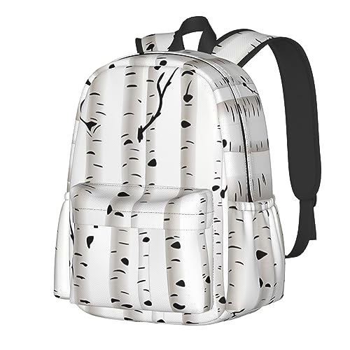 Sac à dos imperméable bouleau ultra léger avec grande capacité de rangement noir