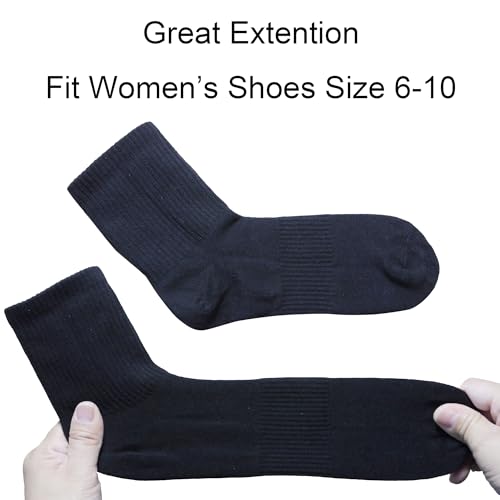 Image of Womens Anti Odor Breathable Moisture Wicking Sports Cotton Low Cut /Quarter Crew Socks for Athletes Foot