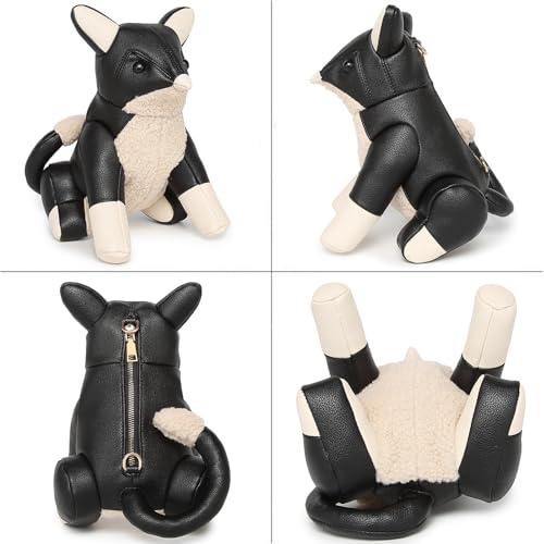 Image of Women PU Leather Unique Novelty Animal Shape Detachable Strap Crossbody Shoulder Bag Handbag Purse for Girls